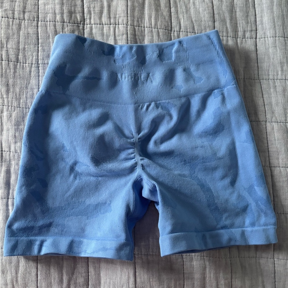 Women's Blue Camo Shorts
